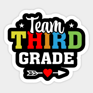 team third grade Sticker